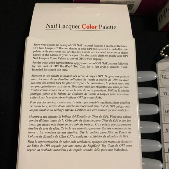 OPI Nail Color Palette. Nail, Nail Art or Craft color display. - Picture 3 of 3